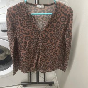 Leopard super soft long sleeve top